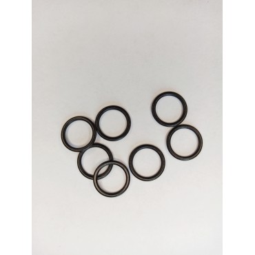 Кольцо для бретели 10 мм черный  матовый (170) (K-55)