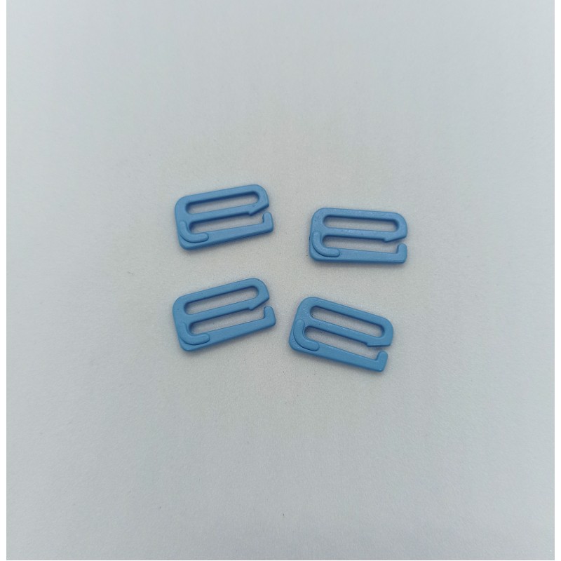 Застежка-крючок 15 мм голубой (млечный путь 3090) (KR-17)